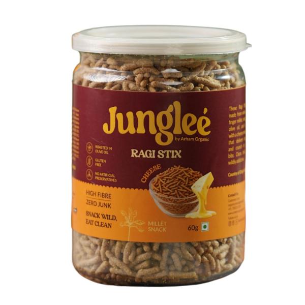 Jungleé Ragi Stix – Cheese Flavor