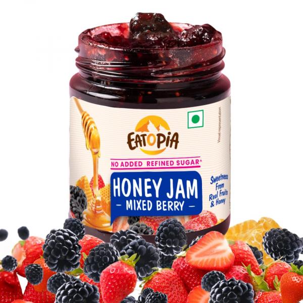 Sugar Free Mixed Berry Honey Jam