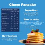 Chocolate Millet Pancake
