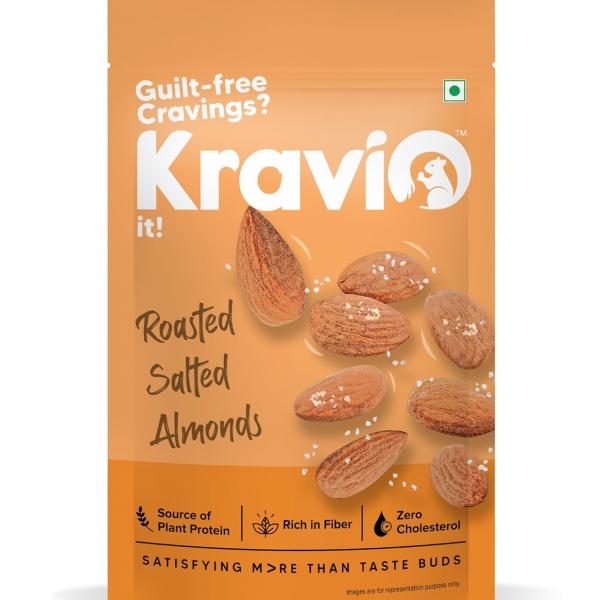 Premium Roasted Salted Almonds 200g