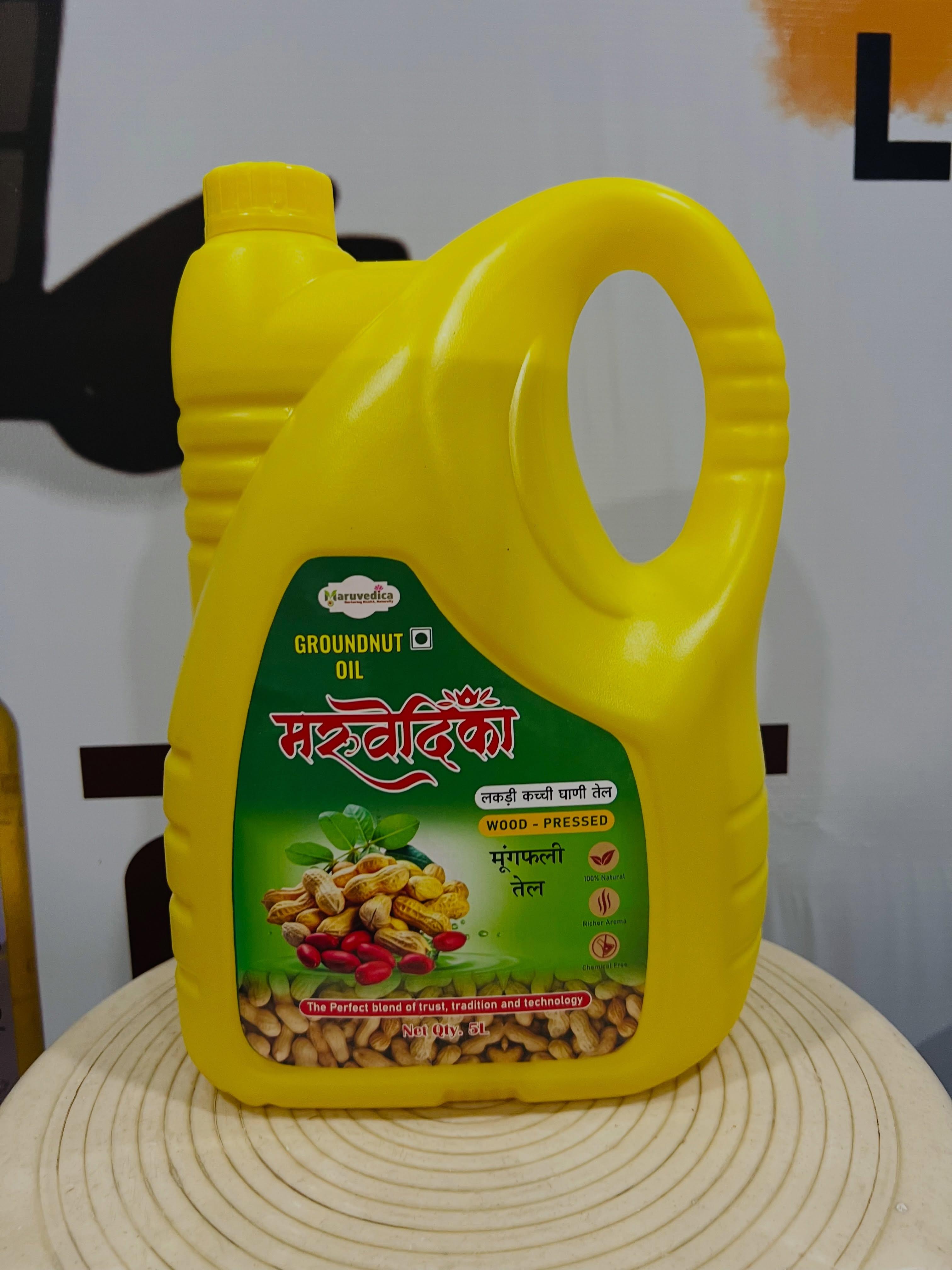 Maruvedica Wood-Pressed Groundnut Oil