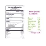 Baby Food Puree Pouch - Banana Blueberry Coconut Oats Walnuts