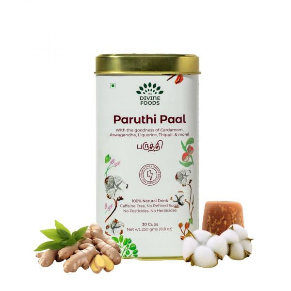 Paruthi Paal Cotton Seed Latte Mix | Cold-Pressed | Antioxidant-Rich | Supports Heart Health & Cholesterol