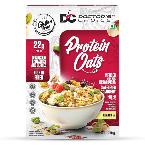 Kesar Pista High Protein Oats (22G Protein)