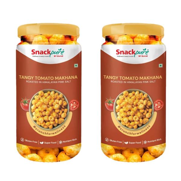 SNACKPURE Roasted Tangy Tomato Makhana